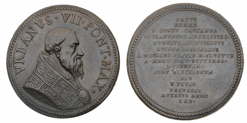 Medaglie
Medaglie Pontificie
Urbani VII (1590) - Medaglia di restituzione di C...