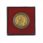 Medaglie
Medaglie Pontificie
Clemente XI (1700-1721) - Medaglia premio 1702 in bronzo dorato per l'Accademia di San Luca - Diritto: busto del Papa a...