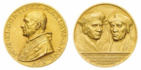 Medaglie
Città del Vaticano
Pio XI (1922-1939) - Medaglia annuale Anno XIV - Diametro mm. 44 - gr. 61,71 - Opus Aurelio Mistruzzi - Molto rara - Di ...