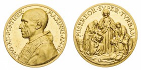 Medaglie
Città del Vaticano
Pio XII (1939 - 1958) - Medaglia annuale Anno III - Diametro mm. 44 - gr. 59,45 - Molto rara, solo 30 esemplari coniati ...