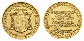 Medaglie
Città del Vaticano
Sede Vacante 1958 - Medaglia Camerlengo Card. Callori - Diametro mm. 32 - gr. 22,22 - Opus Aurelio Mistruzzi - rara (Boc...