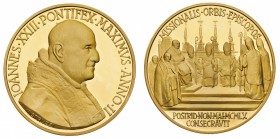 Medaglie
Città del Vaticano
Giovanni XXIII (1958-1963) - Medaglia annuale Anno II - Diametro mm. 44 - gr. 69,16 - Opus Aurelio Mistruzzi - Molto rar...