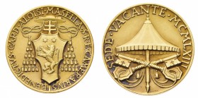 Medaglie
Città del Vaticano
Sede Vacante 1963 - Medaglia Camerlengo Card. Masella - Diametro mm. 38 - gr. 30,24 - Opus Aurelio Mistruzzi (De Luca n....