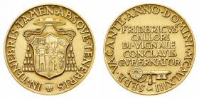 Medaglie
Città del Vaticano
Sede Vacante 1963 - Medaglia Camerlengo Card. Callori - Diametro mm. 32 - gr. 21,46 - Opus Aurelio Mistruzzi (Boccia n. ...
