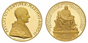 Medaglie
Città del Vaticano
Paolo VI (1963-1978) - Medaglia annuale Anno II - Diametro mm. 44 - gr. 67,09 - Rara - Di alta qualità (Bartolotti E.964...