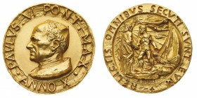 Medaglie
Città del Vaticano
Paolo VI (1963-1978) - Medaglia annuale Anno X - Diametro mm. 44 - gr. 87,64 - Opus Antonio Berti - Rara (De Luca n. 339...