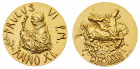 Medaglie
Città del Vaticano
Paolo VI (1963-1978) - Medaglia annuale Anno XI - Diametro mm. 44 - gr. 65,76 - Opus Lello Scorzelli - Non comune (De Lu...