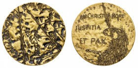 Medaglie
Città del Vaticano
Paolo VI (1963-1978) - Medaglia annuale Anno XIV - Diametro mm. 44 - gr. 55,09 - Opus Agenore Fabbri (De Luca n. 420)