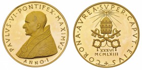 Medaglie
Città del Vaticano
Paolo VI (1963-1978) - Medaglia straordinaria "Incoronazione" Anno I - Diametro mm. 44 - gr. 59,53 - Opus Pietro Giampao...
