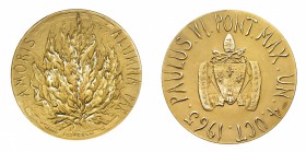 Medaglie
Città del Vaticano
Paolo VI (1963-1978) - Medaglia straordinaria "Visita all'ONU" 1965 - Diametro mm. 44 - gr. 51,50 - Opus Eros Pellini (D...