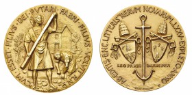 Medaglie
Città del Vaticano
PAolo VI (1963-1978) - Medaglia straordinaria "Rerum Novarum" 1965 - Diametro mm. 44 - gr. 51,84 - Opus Eros Pellini (De...