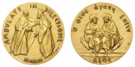 Medaglie
Città del Vaticano
Paolo VI (1963-1978) - Medaglia straordinaria "Ambulate in Dilectione" 1965 - Diametro mm. 44 - gr. 53,95 - Opus Enrico ...