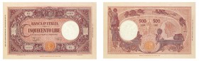 Cartamoneta
Regno d'Italia - Biglietti di Stato e Banca d'Italia
Biglietto di Banca da 500 Lire "Grande C" - D.M. 31.3.1943 - Di alta qualità (Bol. ...