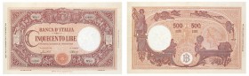Cartamoneta
Repubblica Italiana - Biglietti di Stato e Banca d'Italia
Biglietto di Banca da 500 Lire "Grande C - Medusa" - D.M. 14.11.1950 - Piega a...