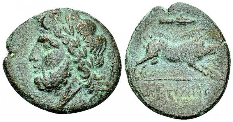 Arpi AE21, c. 3rd century BC 

Arpi, Apulia. AE21 (5.99 g), c. 3rd Century BC....