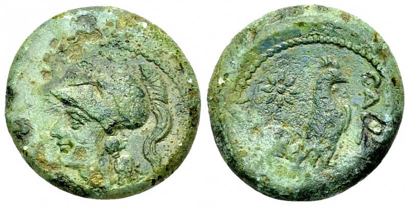 Cales AE20, c. 265-240 BC 

Campania, Cales. AE20 (6.21 g), c. 265-240 BC.
Ob...