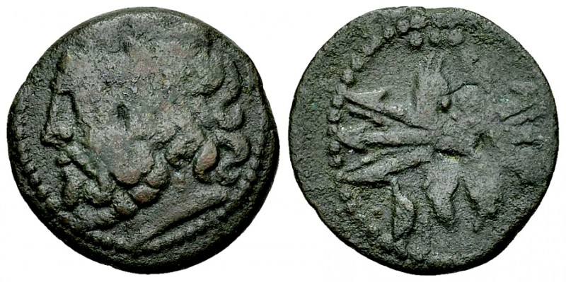 Sicily, Uncertain Roman mint, c. 190 BC 

Sicily, Uncertain Roman mint. AE Tet...