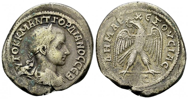 Gordianus III AR Tetradrachm, Antioch 

Gordianus III Pius (238-244 AD). AR Te...