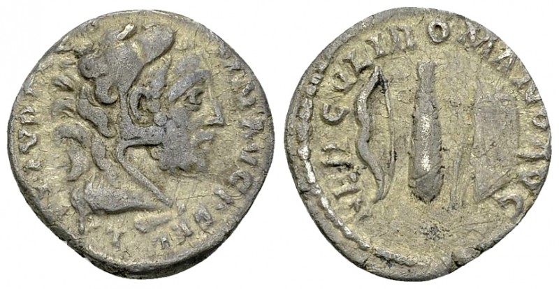 Commodus AR Denarius, Commodus as Hercules 

Commodus (177-192 AD). AR Denariu...