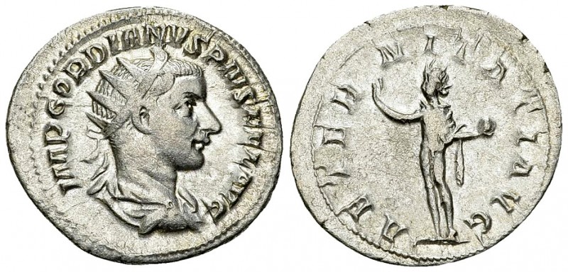 Gordianus III AR Antoninianus, Sol reverse 

Gordianus III Pius (238-244 AD). ...