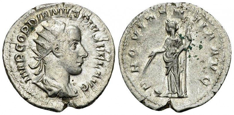 Gordianus III AR Antoninianus, Providentia reverse 

Gordianus III Pius (238-2...