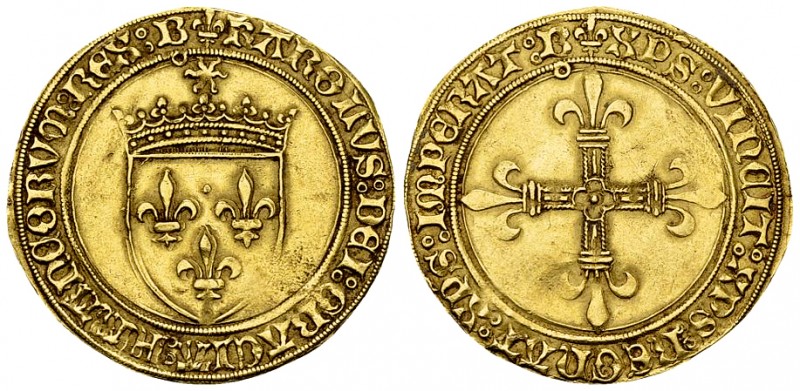 Charles VIII, Ecu d'or au soleil, Bourges 

France, Royaume. Charles VIII (148...