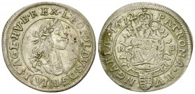 Leopold I AR 6 Kreuzer 1672 KB, Kremnitz 

Hungary. Leopold I (1658-1705). AR 6 Kreuzer 1672 KB (26-27 mm, 3.13 g), Kremnitz.
KM 164.

Good very ...