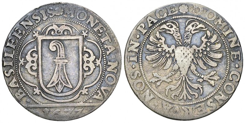 Basel, AR Dicken 1633 

Schweiz, Basel, Stadt. AR Dicken 1633 (29-30 mm, 8.82 ...