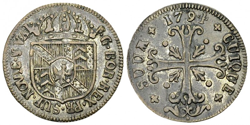 Neuenburg, BI Halbbatzen 1794 

Schweiz, Neuenburg /Neuchâtel. Friedrich Wilhe...