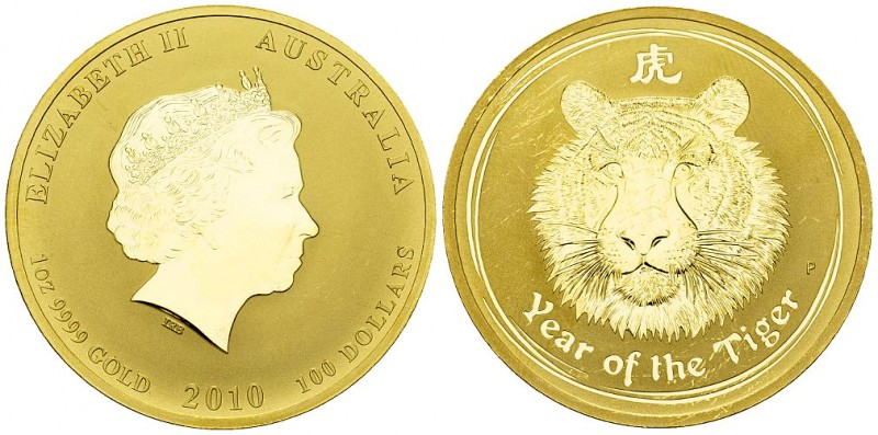 Australia AV 100 Dollars 2010 P, Year of the Tiger 

Australia. AV 100 Dollars...