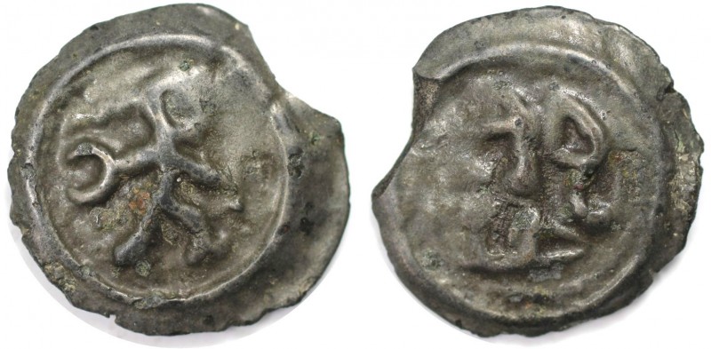 Keltische Münzen, BELGICA. REMI. Potin ca. 2. Jahrhundert v. Chr. 6,31 g. 21,7 m...