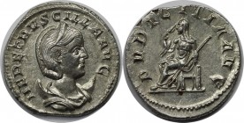 Römische Münzen, MÜNZEN DER RÖMISCHEN KAISERZEIT. Traianus Decius (249-251 n.Chr) - für Herennia Etruscilla. AR Antoninianus, Rom. Vs.: Drapierte Büst...