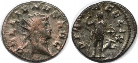 Römische Münzen, MÜNZEN DER RÖMISCHEN KAISERZEIT. Gallienus (253-268 n. Chr). Antoninianus (3.42 g. 21.5 mm). Vs.: GALLIENVS AVG, Büste mit Strkr n. r...