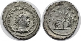Römische Münzen, MÜNZEN DER RÖMISCHEN KAISERZEIT. Valerianus I. (253-260 n. Chr.). Antoninianus 255-256 n.Chr. (4.08 g. 27 mm), Vs.: IMP C P LIC VALER...