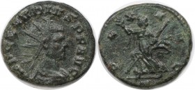 Römische Münzen, MÜNZEN DER RÖMISCHEN KAISERZEIT. Claudius II. Gothicus. Antoninianus 268-270 n. Chr. (3.56 g. 19.5 mm) Vs.: IMP CLAVDIVS PF AVG, Büst...