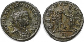 Römische Münzen, MÜNZEN DER RÖMISCHEN KAISERZEIT. Florianus. Antoninianus 276 n. Chr. (3.51 g. 21 mm) Vs.: IMP C M AN FLORIANVS P AVG, Büste mit Strah...