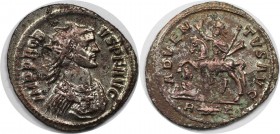 Römische Münzen, MÜNZEN DER RÖMISCHEN KAISERZEIT. Probus (276-282 n. Chr). Antoninianus 281 n. Chr. (3,06 g. 23 mm) Vs.: IMP PROBVS P F AVG, Panzerbüs...