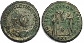 Römische Münzen, MÜNZEN DER RÖMISCHEN KAISERZEIT. Diocletianus 284-305 n. Chr. Antoninianus (4.71 g. 22.5 mm). Vs.: Büste mit Strahlenkrone n. r. Rs.:...