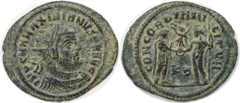 Römische Münzen, MÜNZEN DER RÖMISCHEN KAISERZEIT. Maximianus Herculius (286-310 ...