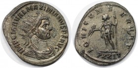 Römische Münzen, MÜNZEN DER RÖMISCHEN KAISERZEIT. Maximianus Herculius (286-310 n. Chr). Antoninianus (3.77 g. 23 mm). Vs.: IMP C M A VAL MAXIMIANVS P...