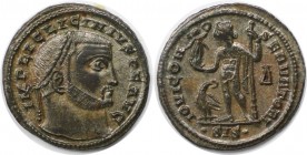 Römische Münzen, MÜNZEN DER RÖMISCHEN KAISERZEIT. Licinius I. (308-324 n. Chr). Follis (3.49 g. 22 mm). Vs.: IMP LIC LICINIVS PF AVG, Kopf mit Lorbeer...
