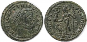 Römische Münzen, MÜNZEN DER RÖMISCHEN KAISERZEIT. Licinius I. (308-324 n. Chr). Follis (3.70 g. 22.5 mm). Vs.: IMP LIC LICINIVS PF AVG, Kopf mit Lorbe...