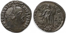 Römische Münzen, MÜNZEN DER RÖMISCHEN KAISERZEIT. Licinius I. (308-324 n. Chr). Follis (3.26 g. 20.5 mm). Vs.: IMP C VAL LICIN LICINIVS PF AVG, Kopf m...