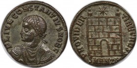 Römische Münzen, MÜNZEN DER RÖMISCHEN KAISERZEIT. Constantius II. (337-361 n. Chr). AE 3 (3,18 g. 19 mm). Vs.: FL IVL CONSTANTIVS NOB C, Büst n. l. Rs...