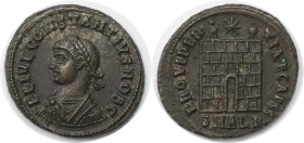 Römische Münzen, MÜNZEN DER RÖMISCHEN KAISERZEIT. Constantius II. (337-361 n. Chr). AE 3/4 (4,78 g. 20,5 mm). Vs.: FL IVL CONSTANTIVS NOB C, Büst n. l...