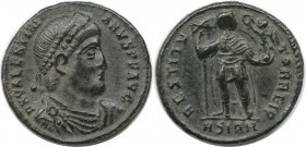 Römische Münzen, MÜNZEN DER RÖMISCHEN KAISERZEIT. Valentinianus I. (364-375 n. Chr). Ae3. (3.01 g. 19.5 mm) Vs.: DN VALENTINIANVS PF AVG, Drapierte, k...
