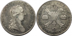 RDR – Habsburg – Österreich, RÖMISCH-DEUTSCHES REICH. Haus Habsburg. Josef II. (1765-1790). Kronentaler 1789 M, Mailand. Silber. Sehr schön-vorzüglich...