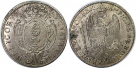 Altdeutsche Münzen und Medaillen, AUGSBURG, STADT. Taler 1626, Pyr in Barockkartusche, unten Mmz. Hufeisen / Gekrönter Reichsadler, Titel Ferdinand II...