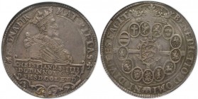 Europäische Münzen und Medaillen, Dänemark / Denmark. Speciedaler 1627 NS, Silber. NGC XF-45, feine Patina