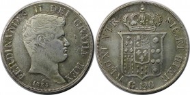 Europäische Münzen und Medaillen, Italien / Italy. Neapel. Ferdinando II. 120 Grana 1834, Silber. KM 309. Sehr schön+